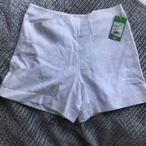 Lilly Pulitzer White Shorts NEW